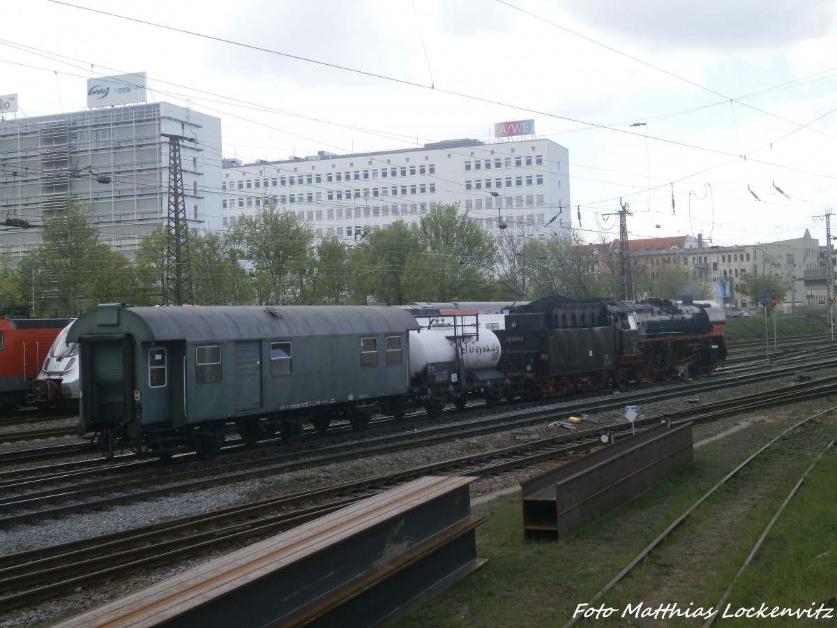 03 1010 unterwegs ins DB Museum Halle (Saale) am 26.4.15