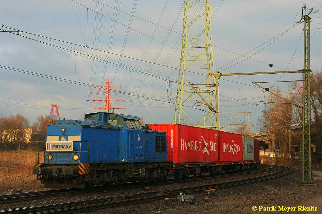 05/02/2015:
PRESS/Metrans 204 003 am rangieren in Hamburg-Waltershof am Umspannwerk