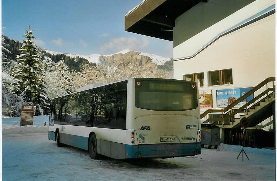 (082'111) - AFA Adelboden - Nr. 54/BE 611'056 - Neoplan (ex VBZ Zrich Nr. 243) am 26. Dezember 2005 in Lenk, Metschbahnen