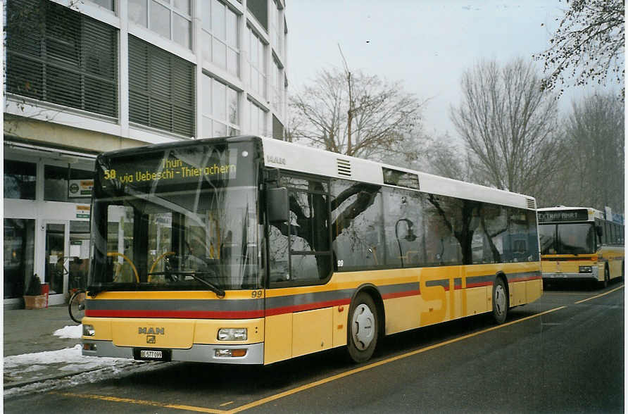 (082'835) - STI Thun - Nr. 99/BE 577'099 - MAN am 31. Januar 2006 bei der Schifflndte Thun