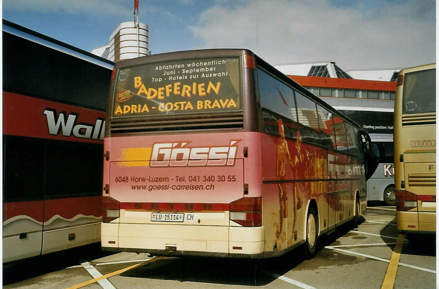 (083'602) - Gssi, Horw - LU 15'114 - Setra am 6. Mrz 2006 in Genve, Palexpo