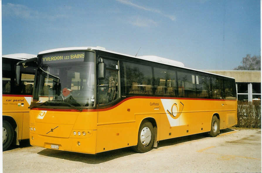 (083'929) - CarPostal Vaud-Fribourg - VD 538'348 - Volvo am 19. Mrz 2006 in Yverdon, Garage