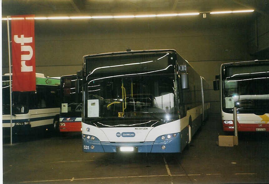 (084'720) - VBZ Zrich - Nr. 531/ZH 730'531 - Neoplan am 8. Mai 2006 in Thun, Expo