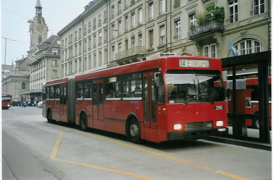 (084'830) - Bernmobil, Bern - Nr. 290/BE 419'290 - Volvo/R&J-Hess-Gangloff am 10. Mai 2006 beim Bahnhof Bern