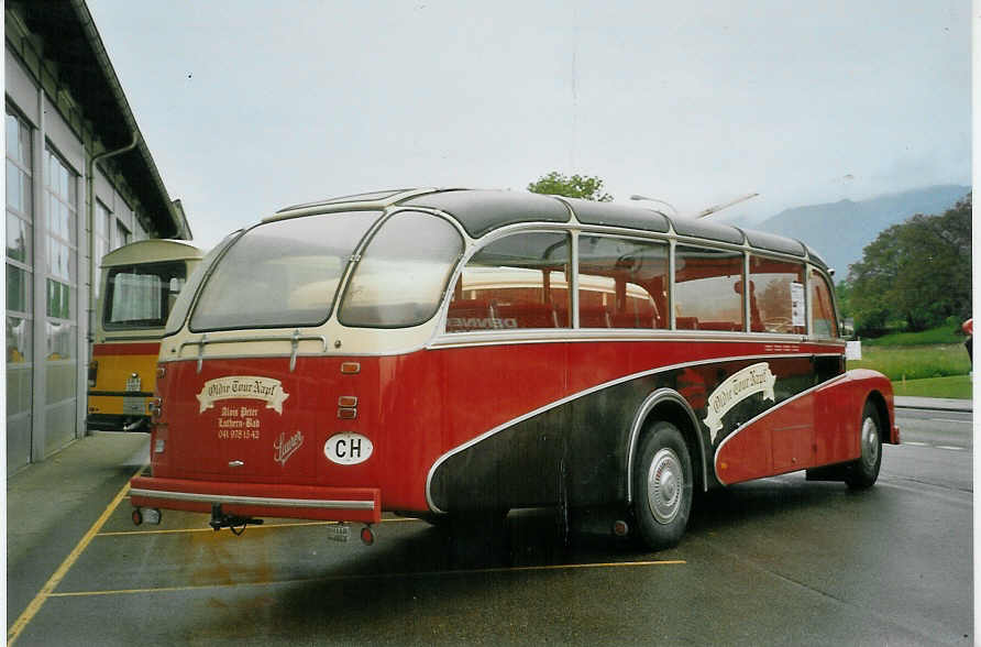 (085'322) - Peter, Luthern Bad - LU 90'852 U - Saurer/R&J (ex Schneider, Langendorf; ex Feller, Luterbach; ex ASKA Aeschi Nr. 10) am 20. Mai 2006 in Bellach, Hess