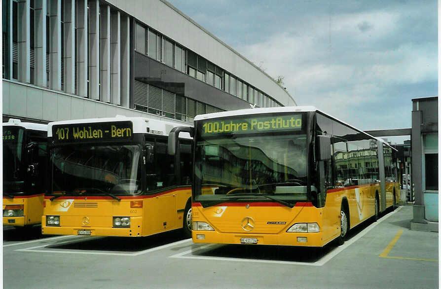 (085'429) - PostAuto Bern - Nr. 638/BE 611'734 - Mercedes am 22. Mai 2006 in Bern, Postautostation