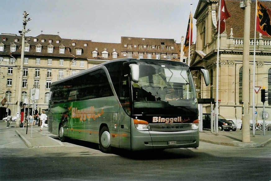 (086'235) - Binggeli, Erlach - Nr. 5/BE 379'902 - Setra am 16. Juni 2006 beim Bahnhof Bern