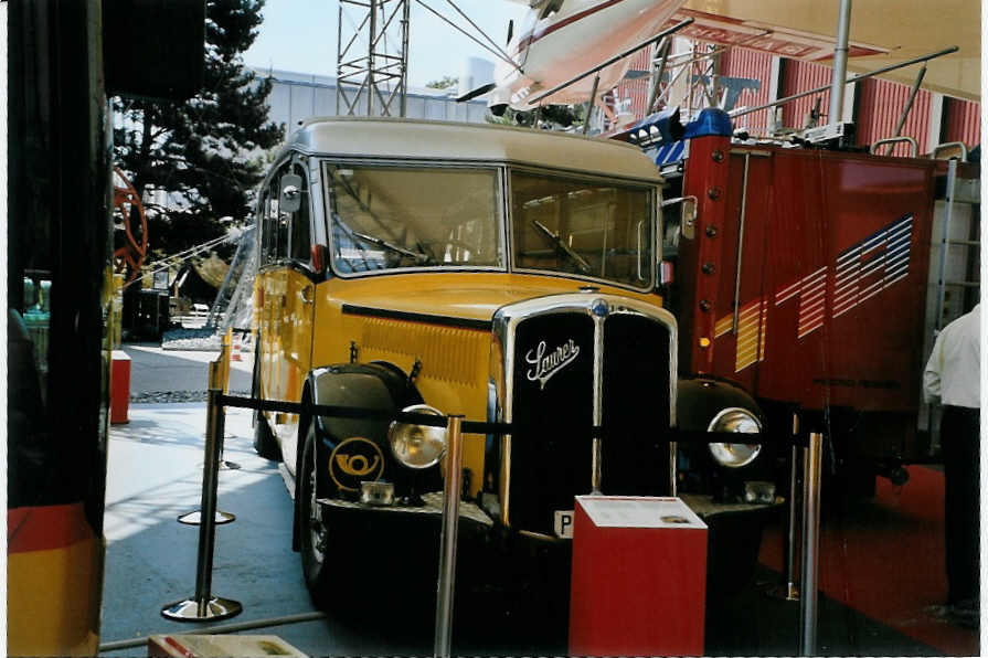 (087'426) - PTT-Regie - P 23'005 - Saurer/Saurer am 25. Juli 2006 in Luzern, Verkehrshaus