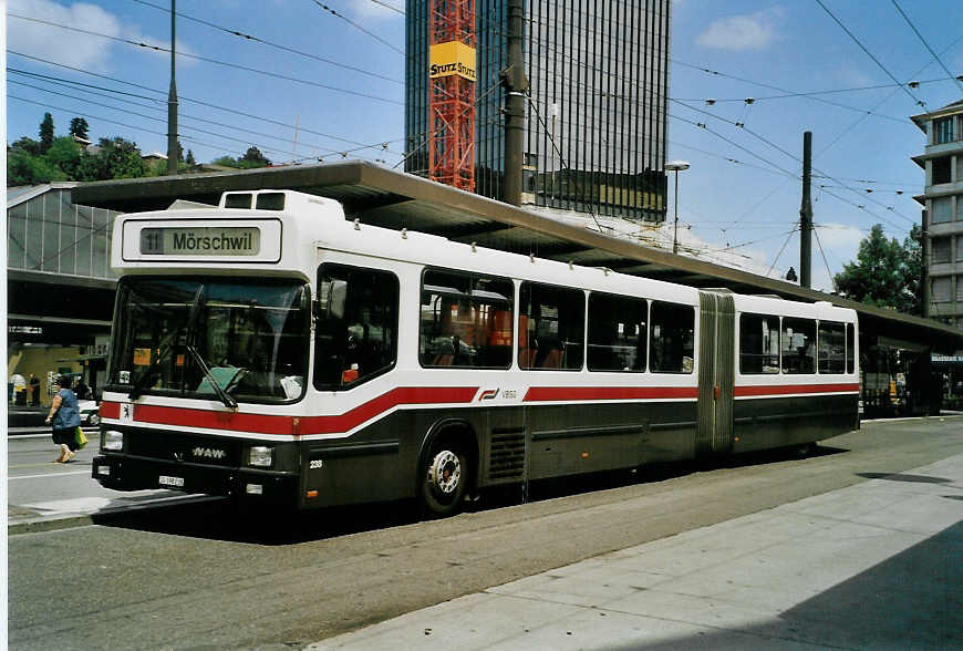 (088'117) - VBSG St. Gallen - Nr. 238/SG 198'238 - NAW/Hess am 28. Juli 2006 beim Bahnhof St. Gallen