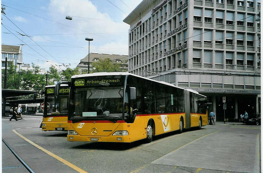 (088'204) - Cars Alpin Neff, Arbon - Nr. 10/TG 121'045 - Mercedes am 28. Juli 2006 beim Bahnhof St. Gallen