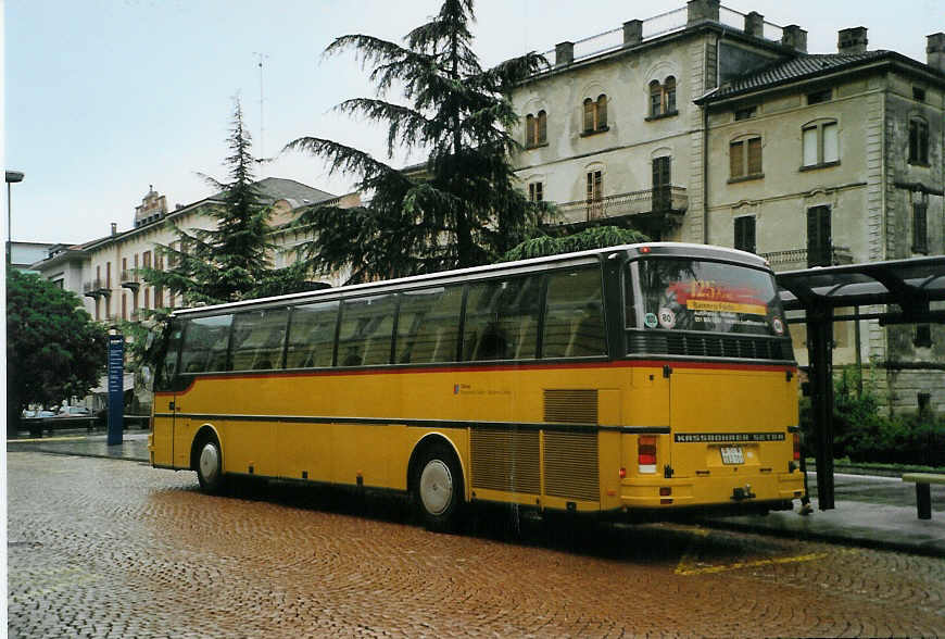 (088'733) - Barenco, Faido - TI 183'701 - Setra am 3. August 2006 beim Bahnhof Bellinzona