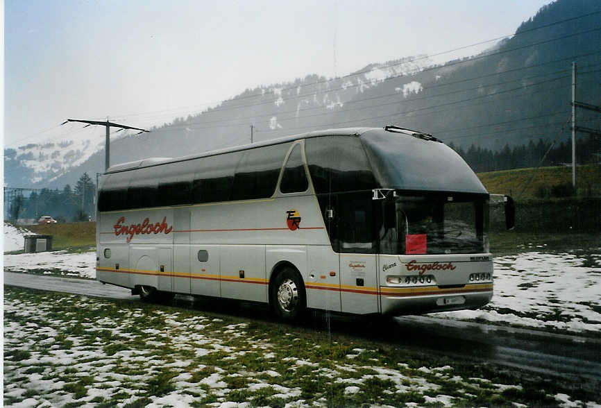 (091'412) - Engeloch, Riggisberg - BE 30'897 - Neoplan am 7. Januar 2007 in Reichenbach, Flugplatz