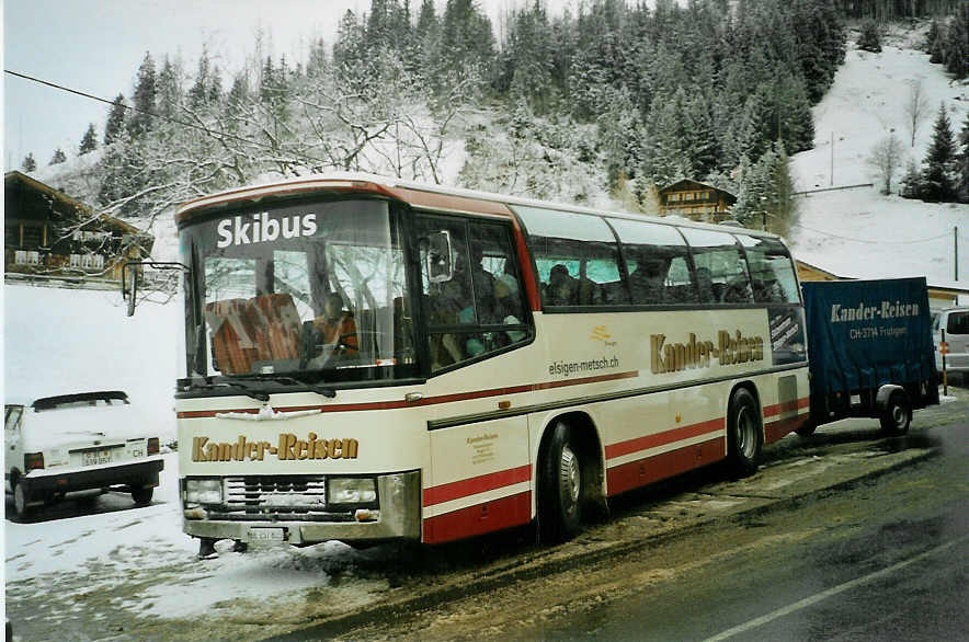 (092'317) - Kander-Reisen, Frutigen - Nr. 1/BE 257'805 - Neoplan (ex Mller, Heiden) am 25. Februar 2007 in Achseten, Elsigbach