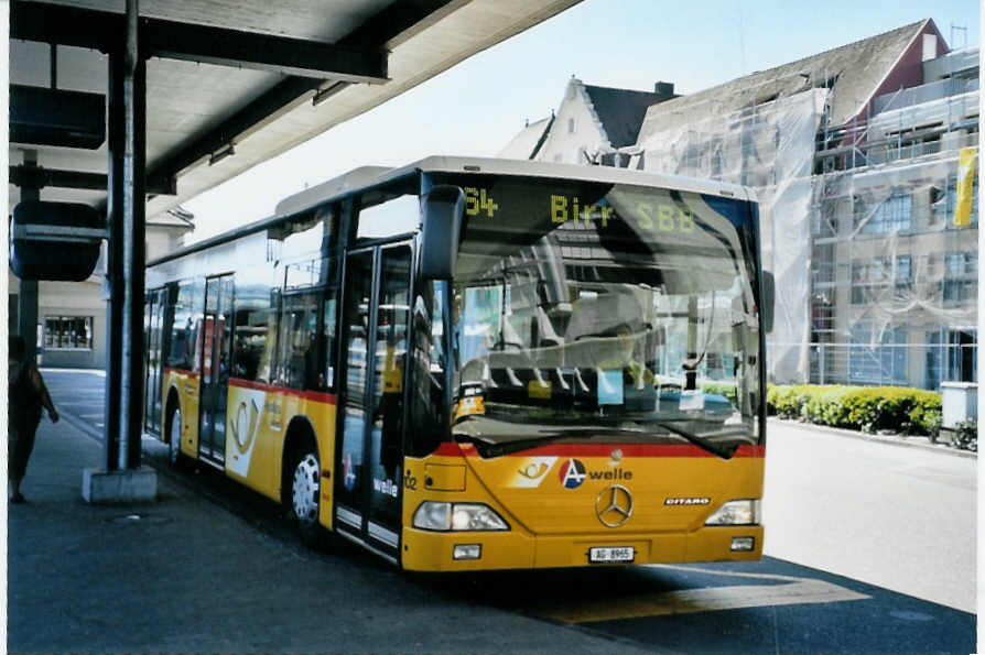 (094'030) - Voegtlin-Meyer, Brugg - Nr. 102/AG 8965 - Mercedes am 14. April 2007 beim Bahnhof Brugg