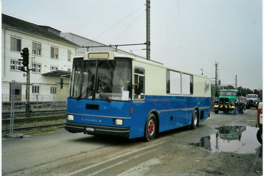 (095'117) - Hauser, Wdenswil - ZH 203'215 - Saurer/R&J (ex Bucher, Grt; ex P 25'648) am 2. Juni 2007 in Thayngen, Saurertreffen