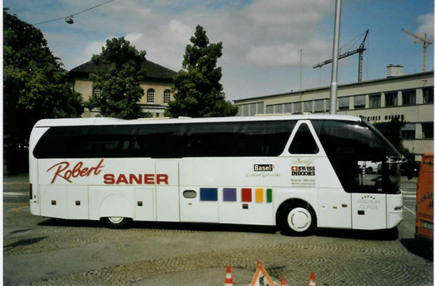 (095'332) - Saner, Basel - BS 1873 - Neoplan am 8. Juni 2007 in Bern, Helvetiaplatz