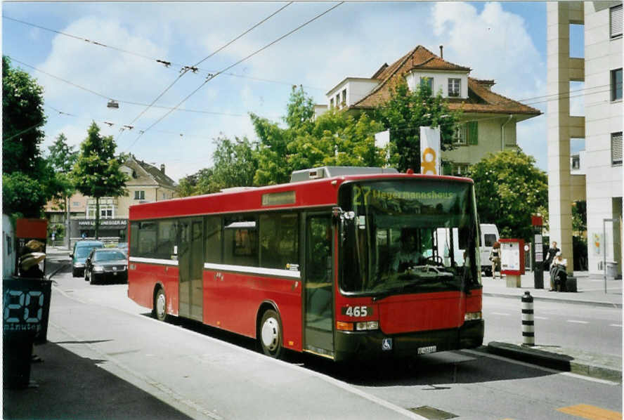 (095'403) - Dysli, Bern - Nr. 465/BE 483'465 - Volvo/Hess (ex Binggeli, Erlach Nr. 1) am 8. Juni 2007 in Bmpliz, Post