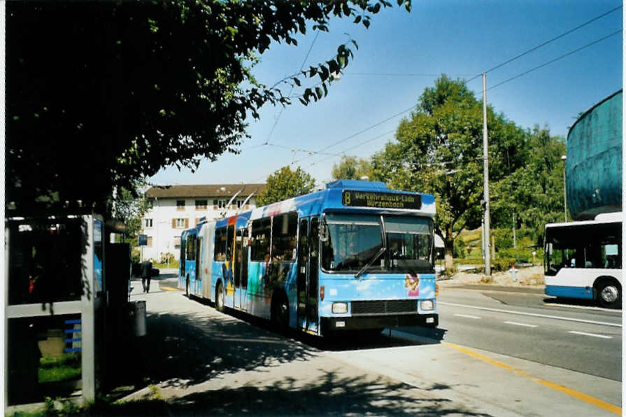 (096'126) - VBL Luzern - Nr. 199 - NAW/Hess Gelenktrolleybus am 15. Juli 2007 in Luzern, Brelstrasse