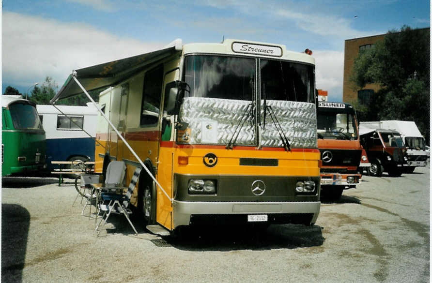 (097'411) - Aus der Schweiz: Treuthardt, Tgerwilen - TG 2112 - Mercedes/Lauber (ex 19'915; ex Lehner, Brchen Nr. 2) am 18. August 2007 in Schaan, Wohnbustreffen