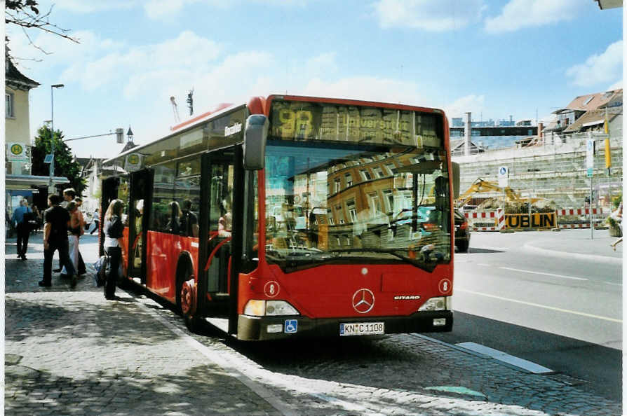 (097'508) - SWK Konstanz - Nr. 8/KN-C 1108 - Mercedes am 18. August 2007 in Konstanz, Bodanplatz