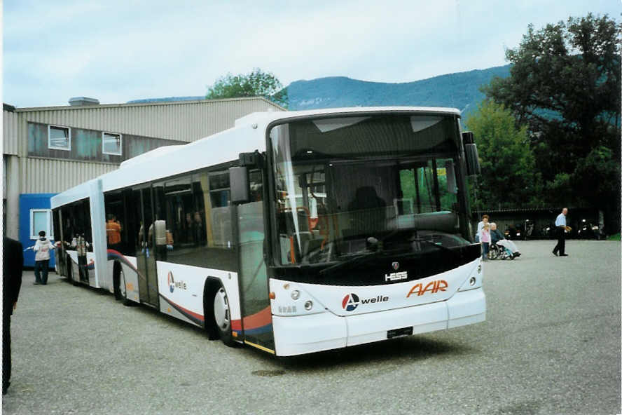 (098'312) - AAR bus+bahn, Aarau - Nr. 171 - Scania/Hess am 1. September 2007 in Bellach, Hess