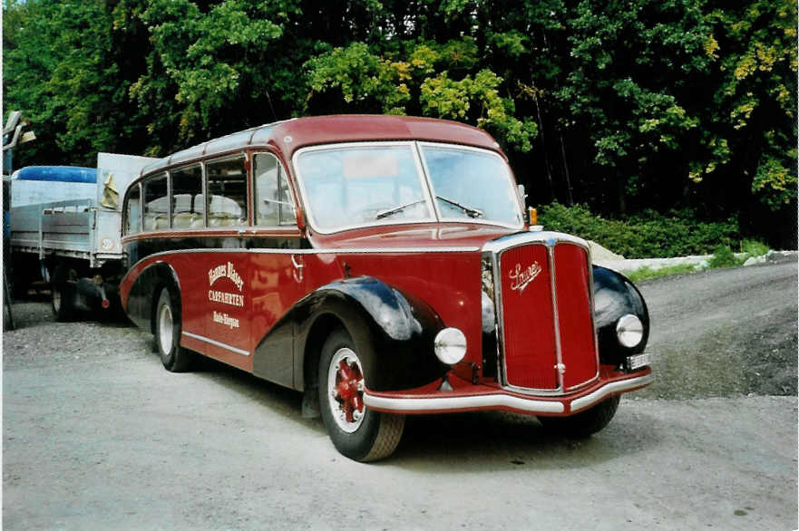 (098'430) - Blaser, Hasle-Regsau - BE 338'938 - Saurer/R&J (ex TSG Blumenstein Nr. 6) am 9. September 2007 in Oberburg, Ziegelgut