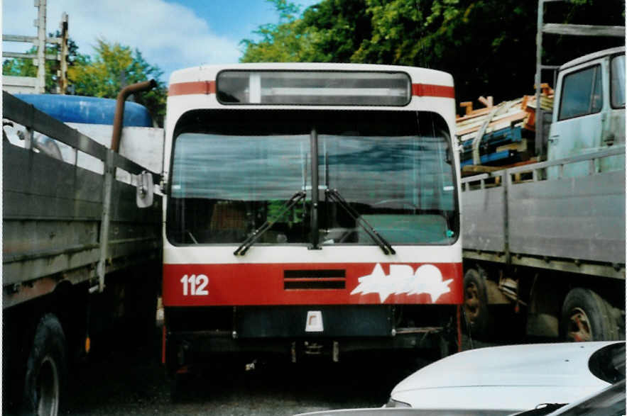 (098'431) - VB Biel (RWB) - Nr. 112 - FBW/R&J am 9. September 2007 in Oberburg, Ziegelgut