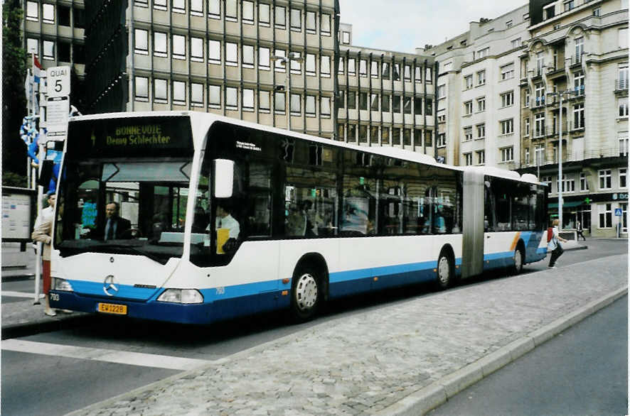 (098'913) - AVL Luxembourg - Nr. 793/EW 1228 - Mercedes am 24. September 2007 in Luxembourg, Place Hamilius