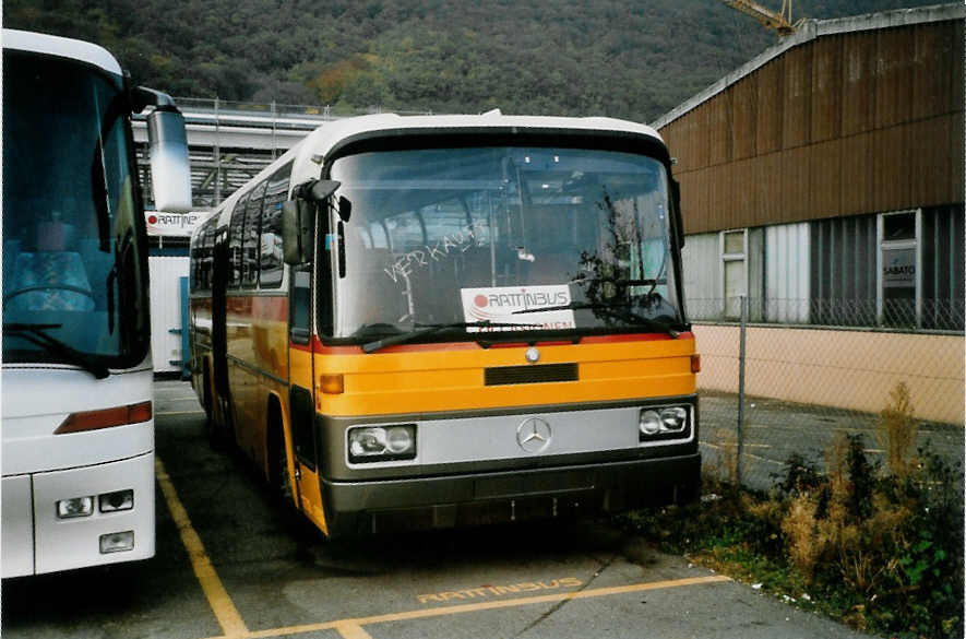 (100'629) - Lathion, Sion - Nr. 14 - Mercedes (ex Rielle, Sion) am 27. Oktober 2007 in Biel, Rattinbus