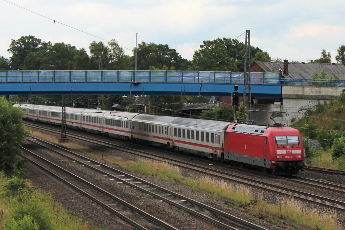 101 046-1 auf den Weg nach Hamburg. Tostedt den 25.06.2017