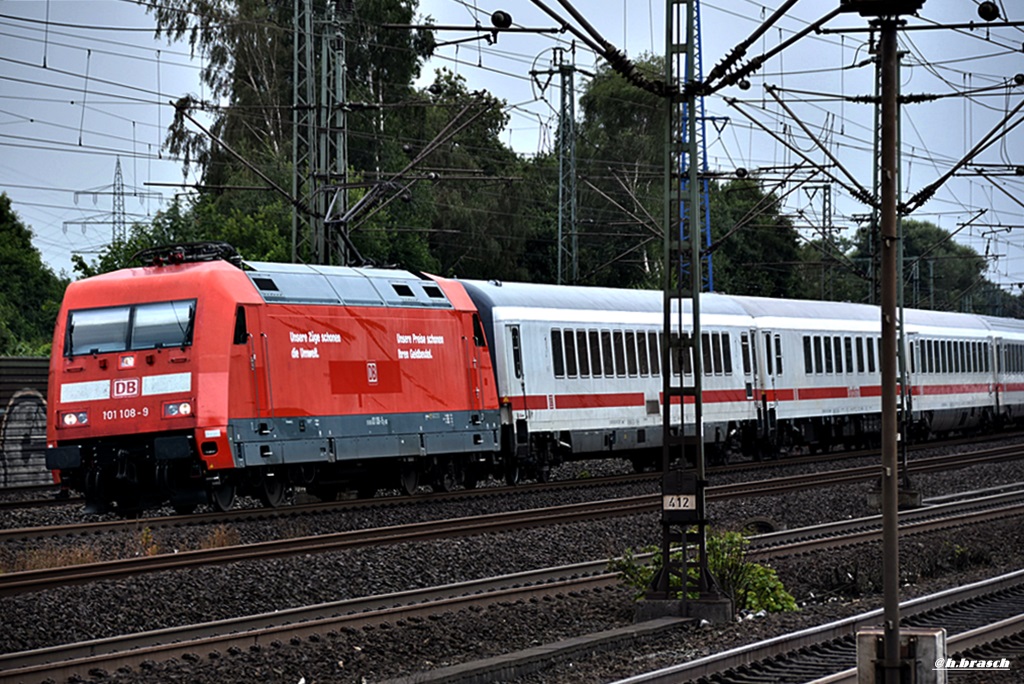 101 108-9 fuhr mit einen IC,zum bf hh-harburg,30.07.16