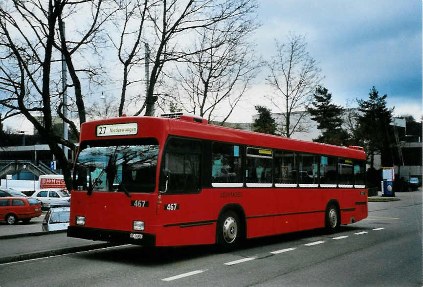 (101'831) - Dysli, Bern - Nr. 467/BE 74'908 - Volvo/R&J (ex Bernmobil, Bern Nr. 113) am 13. Dezember 2007 in Bern, Weyermannshaus