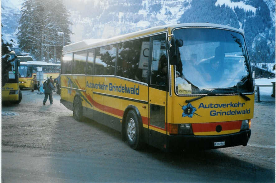 (102'826) - AVG Grindelwald - Nr. 14/BE 202'568 - Vetter am 2. Januar 2008 beim Bahnhof Grindelwald