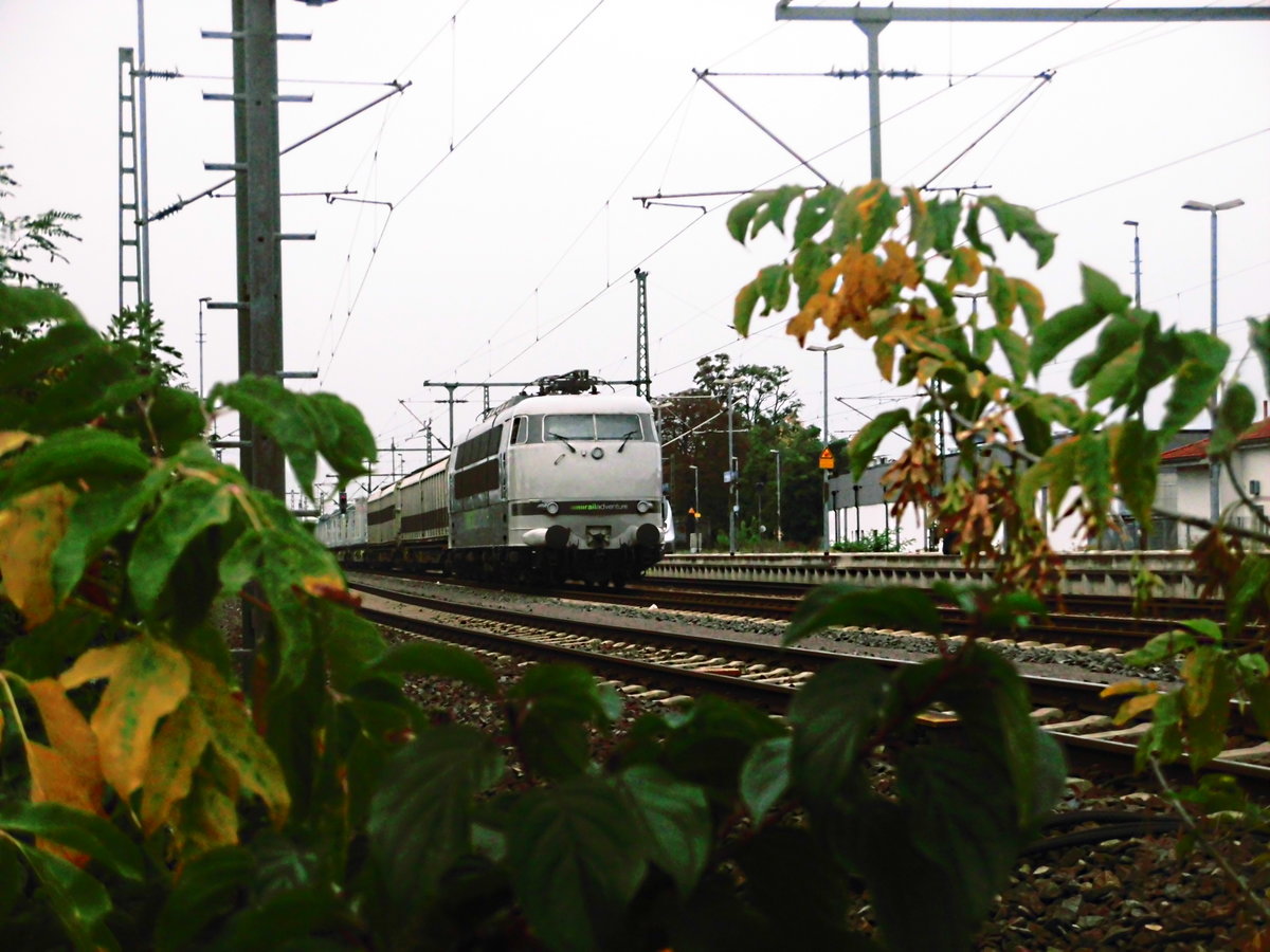 103 222 von railadventure abgestellt im Bahnhof Delitzsch unterer Bahnhof am 22.9.17