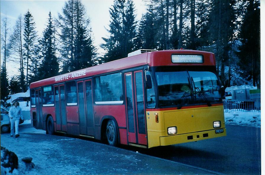 (103'622) - Buchard, Leytron - VS 84'255 - Volvo/R&J (ex Bernmobil, Bern Nr. 116) am 19. Januar 2008 in Anzre, Place de la Tlcabine