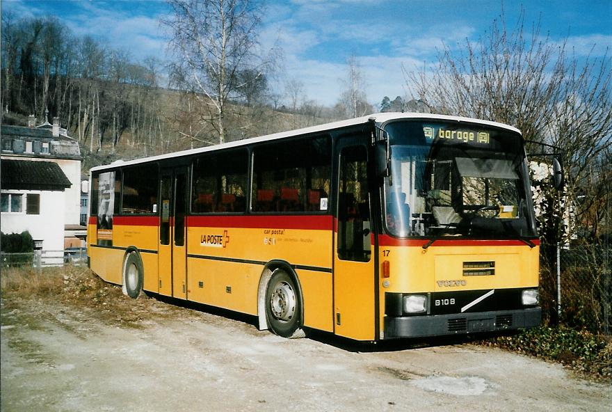 (104'433) - Stucki, Porrentruy - Nr. 17 - Volvo/Lauber am 20. Februar 2008 in Porrentruy, Garage