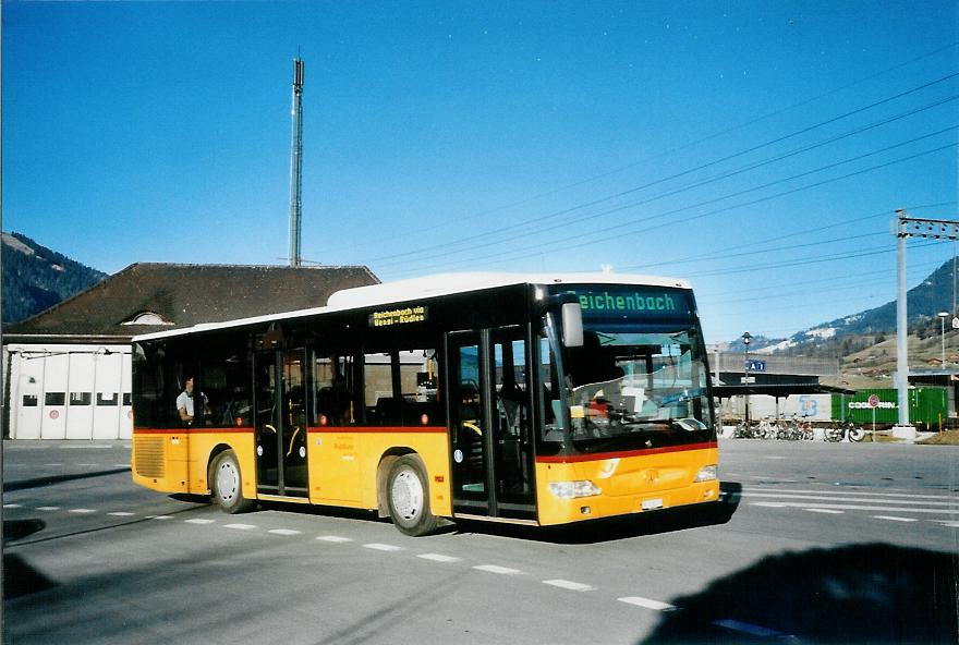 (104'703) - Portenier, Adelboden - Nr. 9/BE 508'209 - Mercedes am 24. Februar 2008 beim Bahnhof Frutigen