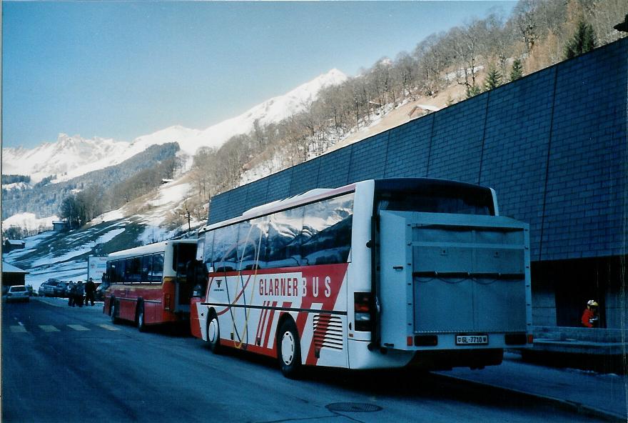 (104'924) - AS Engi - Nr. 10/GL 7710 - Neoplan am 9. Mrz 2008 in Elm, Sportbahnen