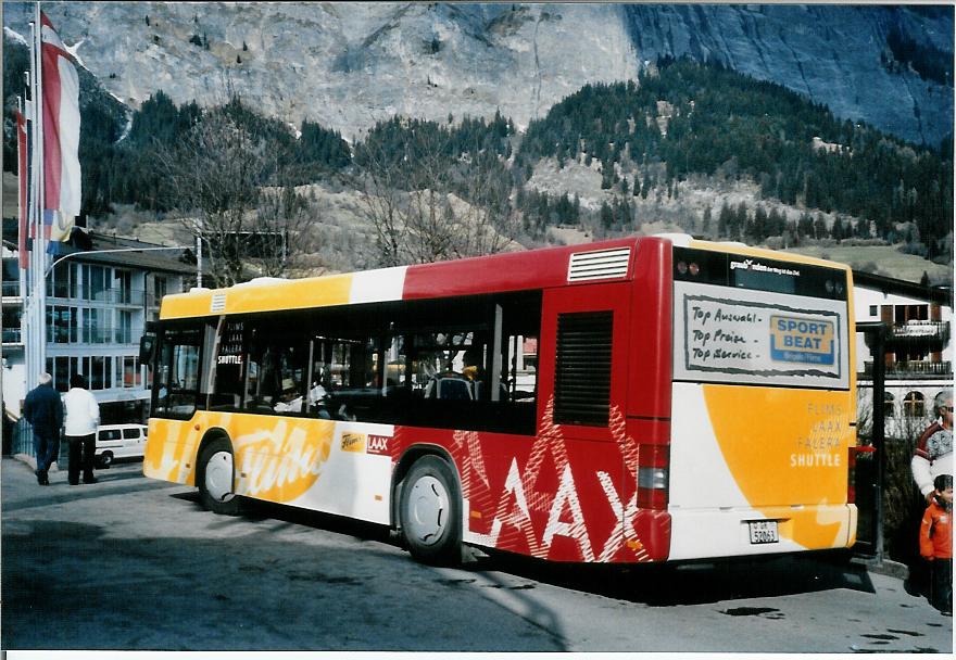 (105'013) - Stuppan, Flims - GR 52'063 - MAN/Gppel am 9. Mrz 2008 in Flims, Bergbahnen