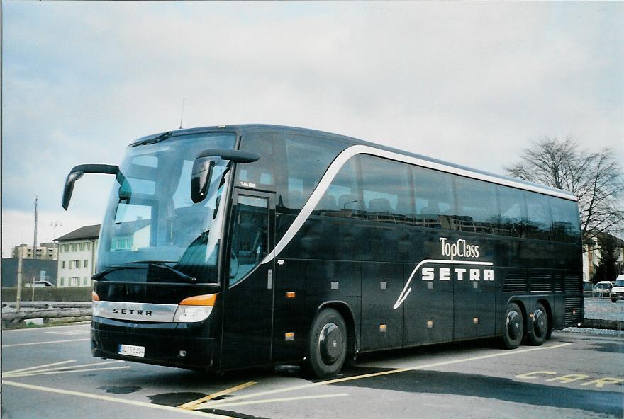 (105'706) - Aus Deutschland: Setra, Ulm - UL-S 6354 - Setra am 23. Mrz 2008 in Zug, Aabachstrasse