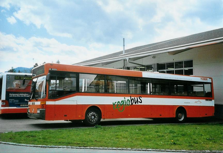 (106'327) - VBH Herisau - Nr. 5 - Mercedes am 13. April 2008 in Gossau, Depot Regiobus