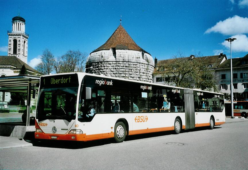 (106'713) - BSU Solothurn - Nr. 40/SO 143'440 - Mercedes am 19. April 2008 in Solothurn, Amthausplatz