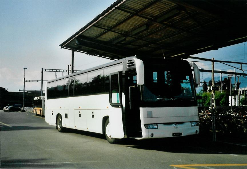 (107'130) - Schweizer Armee - M+29'502 - Irisbus am 23. Mai 2008 beim Bahnhof Thun