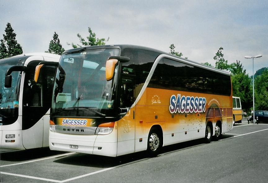 (107'603) - Sgesser, Wintersingen - Nr. 5/BL 7165 - Setra am 28. Mai 2008 in Thun, Seestrasse