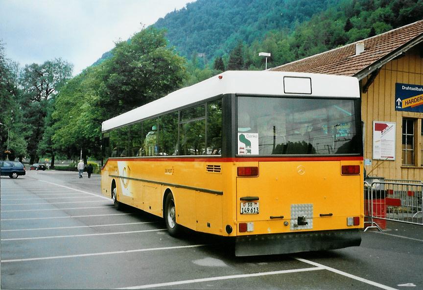 (107'917) - PostAuto Nordwestschweiz - SO 149'613 - Mercedes (ex P 25'515) am 15. Juni 2008 beim Bahnhof Interlaken Ost