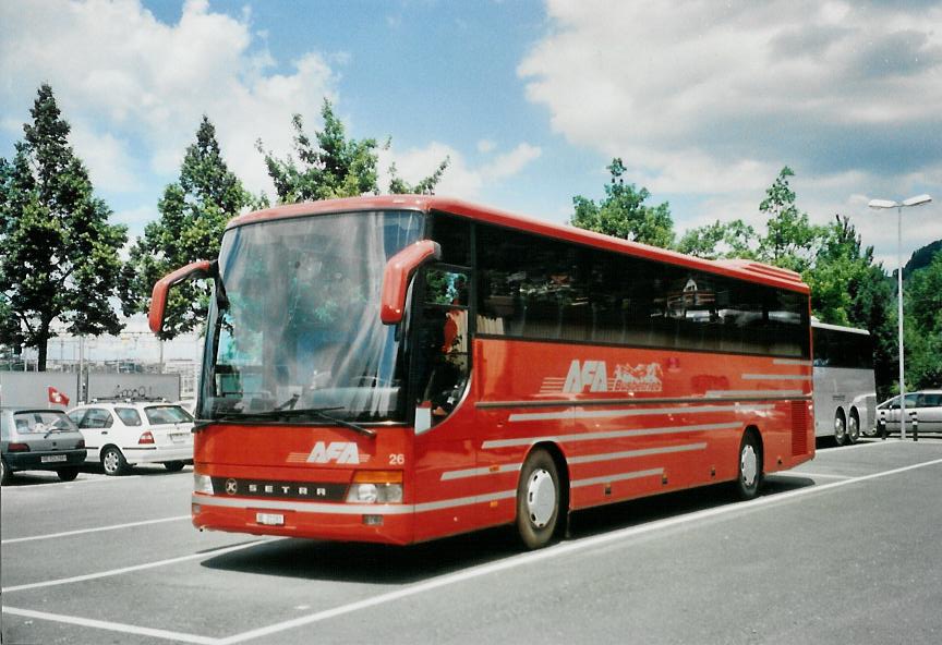 (108'425) - AFA Adelboden - Nr. 26/BE 21'181 - Setra (ex Nr. 16; ex Frhlich, D-Ludwigshafen/Rhein) am 27. Juni 2008 in Thun, Seestrasse