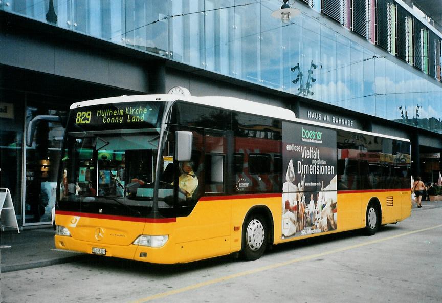 (109'114) - PostAuto Ostschweiz - Nr. 6/TG 158'101 - Mercedes am 11. Juli 2008 beim Bahnhof Frauenfeld