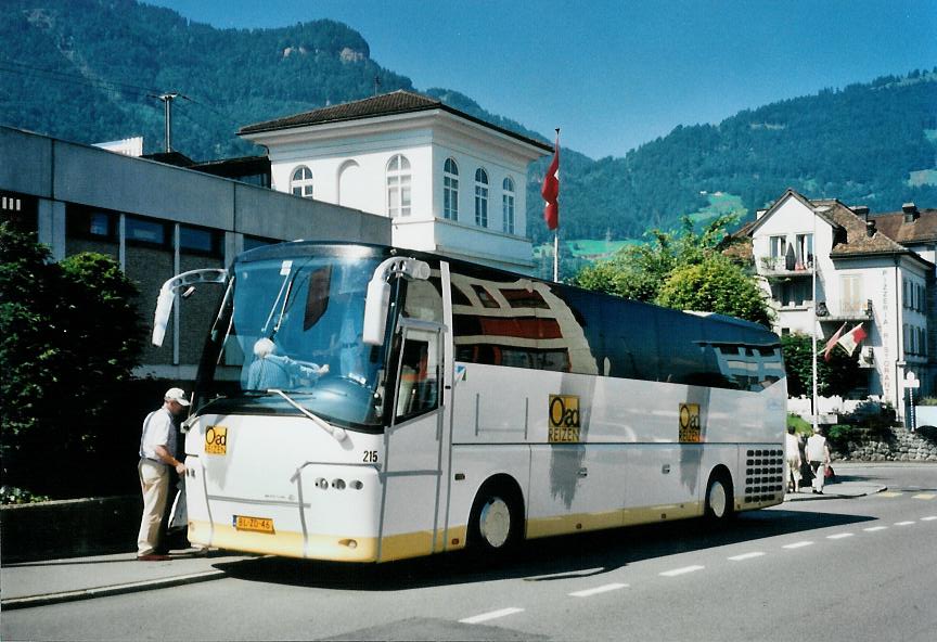 (109'301) - Aus Holland: Oad - Nr. 215/BL-ZD-46 - Bova am 16. Juli 2008 beim Bahnhof Arth-Goldau