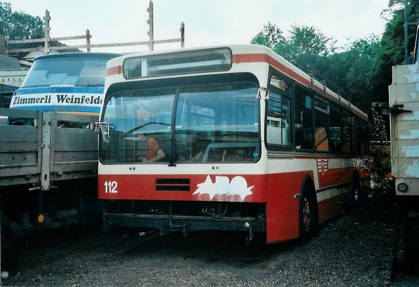 (109'729) - VB Biel (RWB) - Nr. 112 - FBW/R&J am 27. Juli 2008 in Oberburg, Ziegelgut