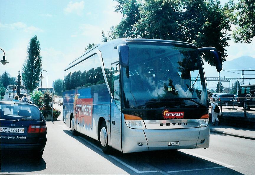 (109'736) - AGSE Eptingen - BL 6236 - Setra am 30. Juli 2008 bei der Schifflndte Thun